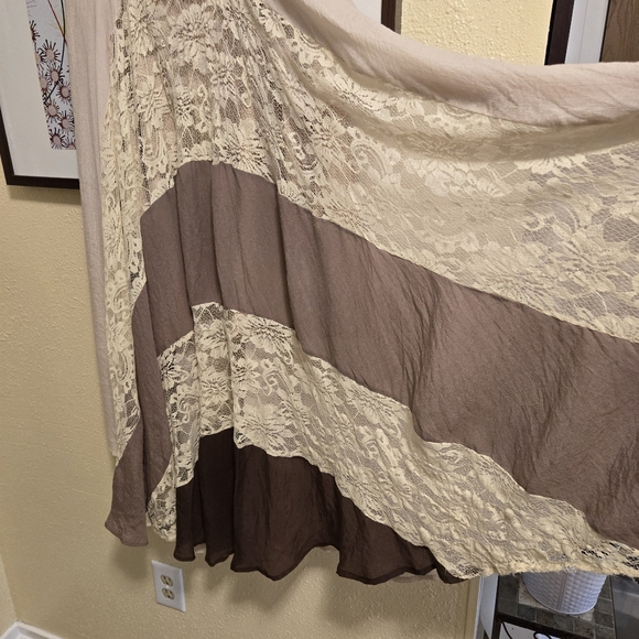 Boho Lace Maxi Skirt, size L - Picture 4 of 8
